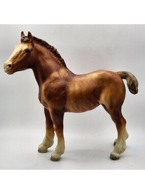 Clydesdale Foal Breyer Horse Traditional Brown Model 84 Collectible USA Stamp